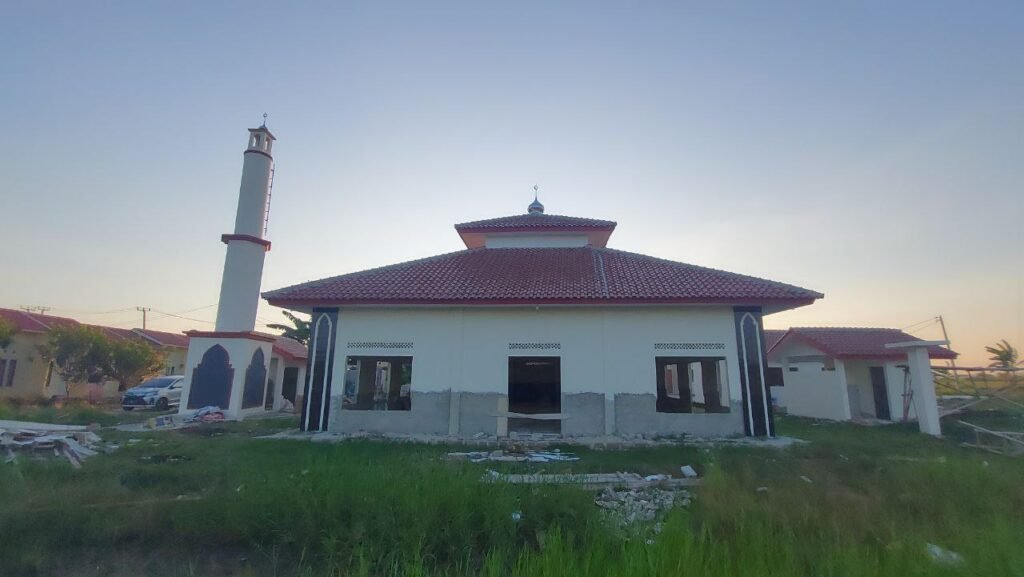 Progres Masjid Jami Abu Bakar Cibitung Bekasi - www.wakafalhudabogor.com