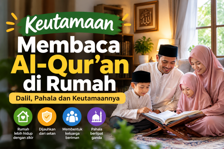 Keutamaan Membaca Al-Qur’an di Rumah